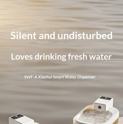 Cat Water Fountain With Smart Motion-sensing Water Dispensing And Quiet Filtration
