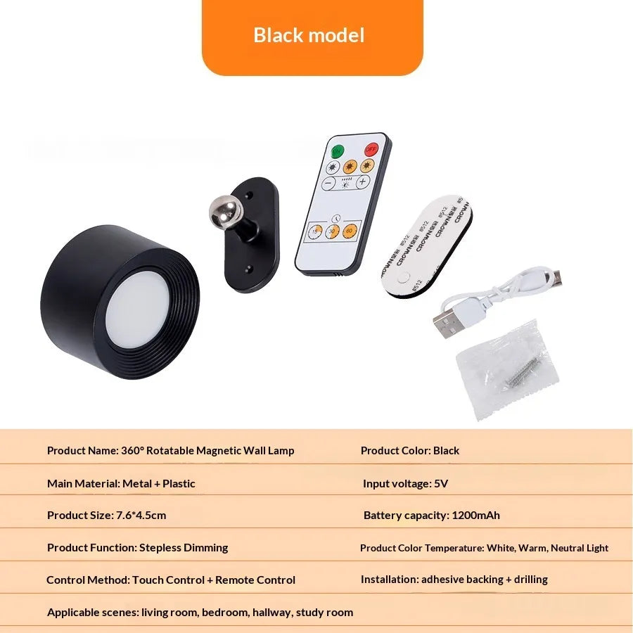 Charging Desk Lamp LED Soft Ambient Light