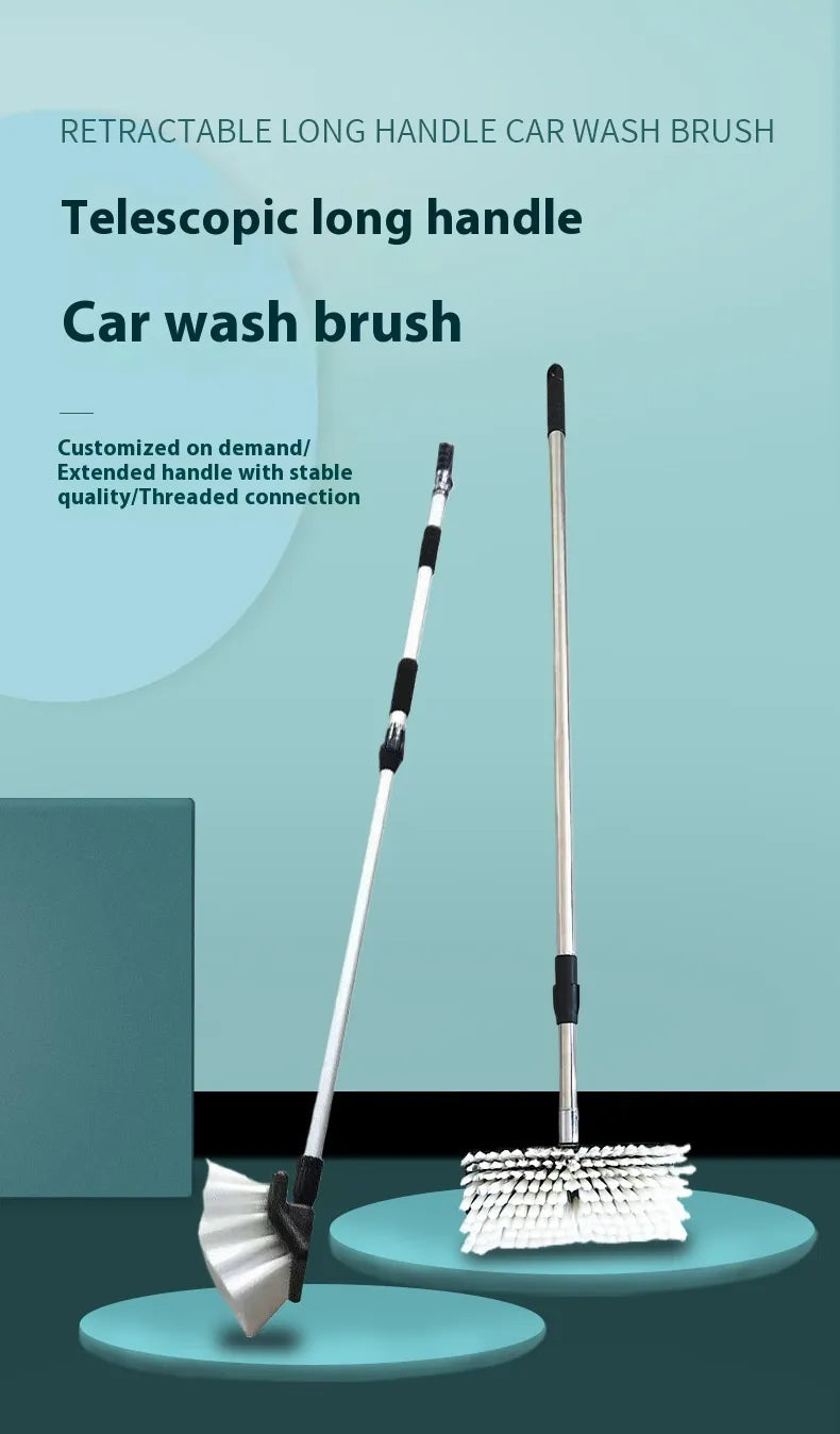 Aluminum Alloy Rod Truck Car Wash Brush Does Not Hurt Car Paint